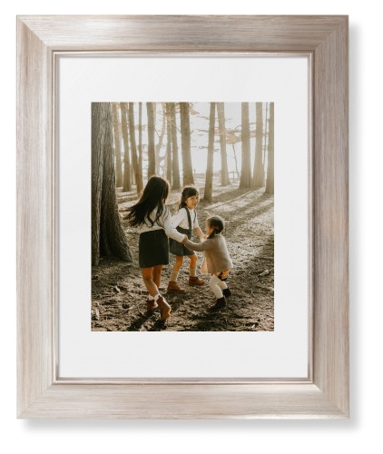 Photo Gallery Framed Print, Metallic, Modern, White, White, Single piece, 8x10, Multicolor, multi