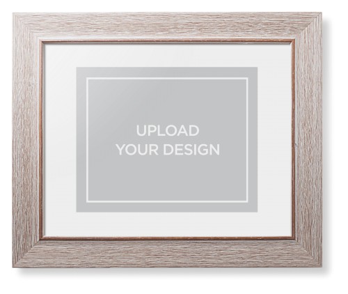 Upload Your Own Design Framed Print, Rustic, Modern, None, White, Single piece, 8x10, Multicolor