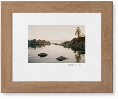 Modern Gallery Framed Print, Natural, Contemporary, None, White, Single piece, 8x10, White