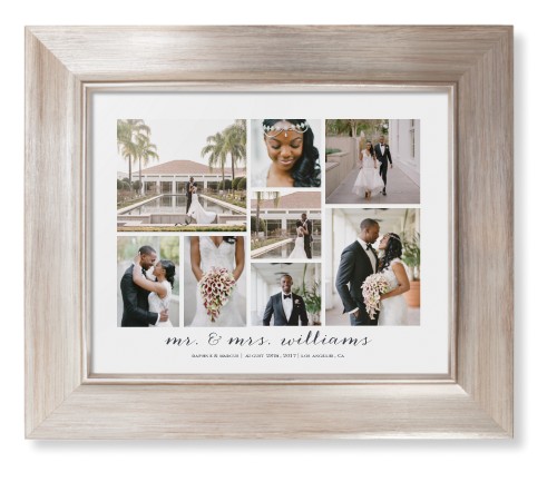 Clean Gallery Collage of Eight Framed Print, Metallic, Modern, None, None, Single piece, 8x10, Multicolor
