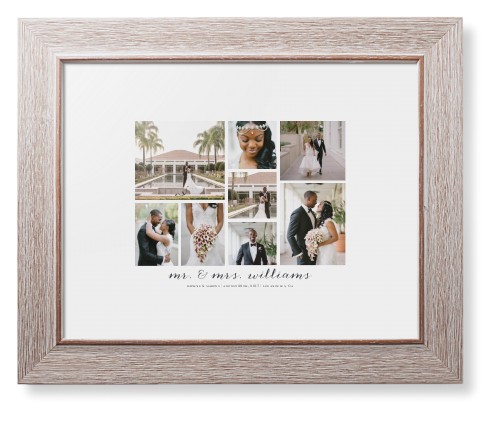 Clean Gallery Collage of Eight Framed Print, Rustic, Modern, None, White, Single piece, 8x10, Multicolor
