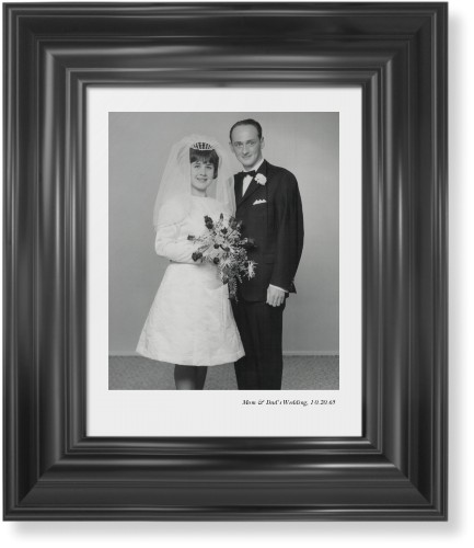 Modern Gallery of One Portrait Framed Print, Black, Classic, None, None, Single piece, 8x10, Multicolor