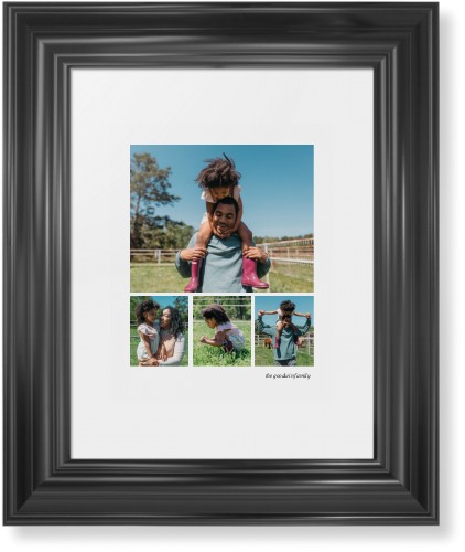 Modern Hero Gallery Of Four Portrait Framed Print, Black, Classic, White, White, Single piece, 8x10, Multicolor