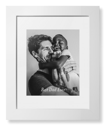 Gradient Portrait Framed Print, White, Contemporary, White, White, Single piece, 8x10, White, white
