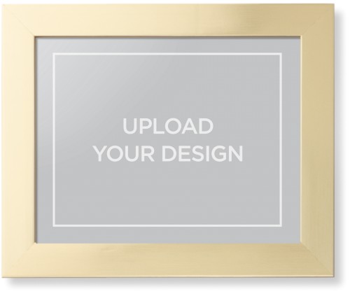 Upload Your Own Design Framed Print, Matte Gold, Contemporary, None, None, Single piece, 11x14, Multicolor