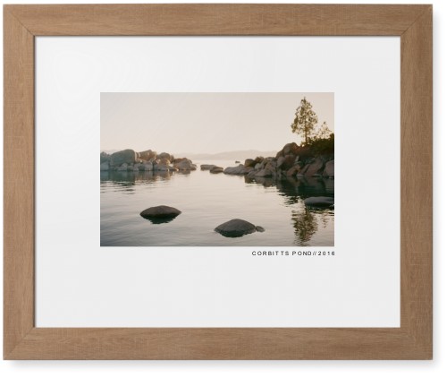 Modern Gallery Framed Print, Natural, Contemporary, White, White, Single piece, 11x14, White, white