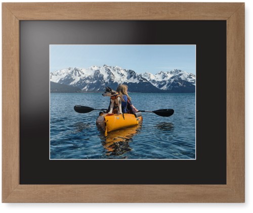Photo Gallery Landscape Framed Print, Natural, Contemporary, White, Black, Single piece, 11x14, Multicolor