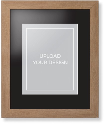 Upload Your Own Design Portrait Framed Print, Natural, Contemporary, White, Black, Single piece, 11x14, Multicolor, multi