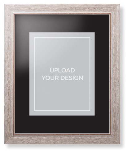 Upload Your Own Design Portrait Framed Print, Rustic, Modern, None, Black, Single piece, 11x14, Multicolor, multi