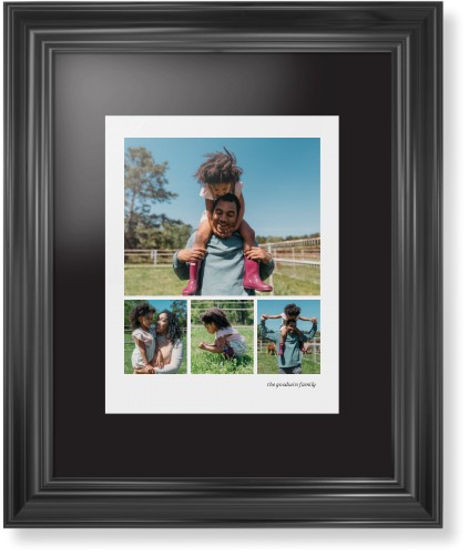 Modern Hero Gallery Of Four Portrait Framed Print, Black, Classic, None, Black, Single piece, 11x14, Multicolor