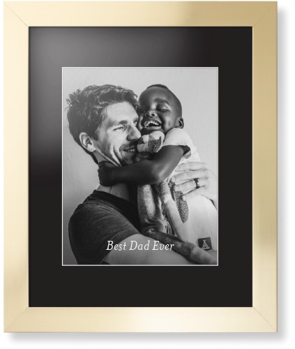 Gradient Portrait Framed Print, Matte Gold, Contemporary, White, Black, Single piece, 11x14, White, white
