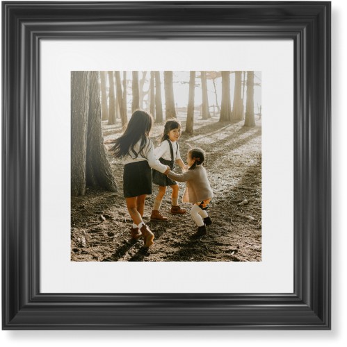 Photo Gallery Framed Print, Black, Classic, None, White, Single piece, 12x12, Multicolor