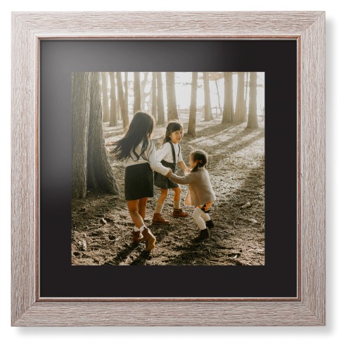 Photo Gallery Framed Print, Rustic, Modern, None, Black, Single piece, 12x12, Multicolor, multi