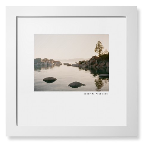 Modern Gallery Framed Print, White, Contemporary, White, White, Single piece, 12x12, White, white