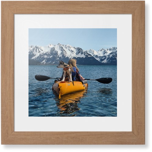 Photo Gallery Landscape Framed Print, Natural, Contemporary, None, White, Single piece, 12x12, Multicolor, multi