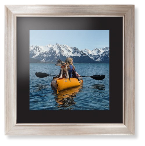 Photo Gallery Landscape Framed Print, Metallic, Modern, None, Black, Single piece, 12x12, Multicolor