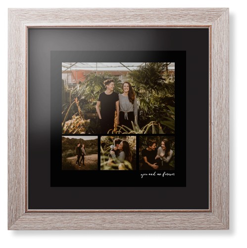 Modern Hero Gallery Of Four Framed Print, Rustic, Modern, None, Black, Single piece, 12x12, Multicolor, multi