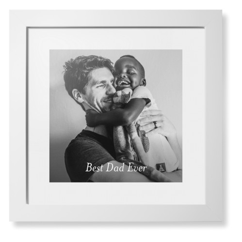 Gradient Portrait Framed Print, White, Contemporary, White, White, Single piece, 12x12, White, white