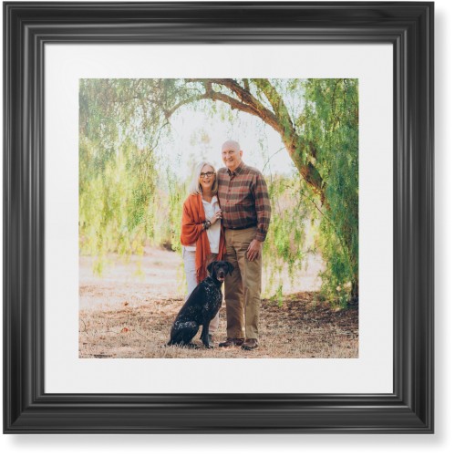 Landscape Photo Gallery Framed Print, Black, Classic, None, White, Single piece, 16x16, Multicolor, multi