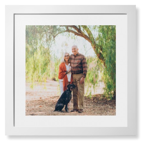 Landscape Photo Gallery Framed Print, White, Contemporary, White, White, Single piece, 16x16, Multicolor, multi