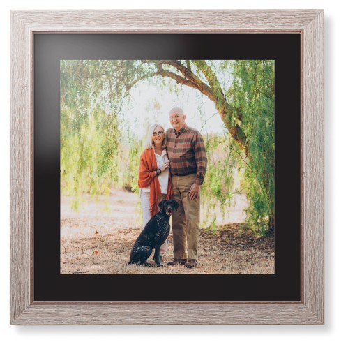 Landscape Photo Gallery Framed Print, Rustic, Modern, None, Black, Single piece, 16x16, Multicolor, multi