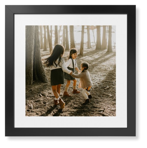 Photo Gallery Framed Print, Black, Contemporary, None, White, Single piece, 16x16, Multicolor