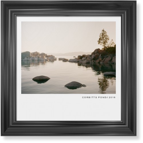 Modern Gallery Framed Print, Black, Classic, None, None, Single piece, 16x16, White