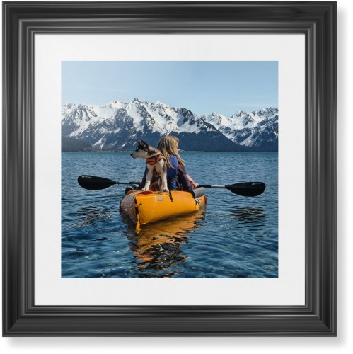 Photo Gallery Landscape Framed Print, Black, Classic, None, White, Single piece, 16x16, Multicolor, multi