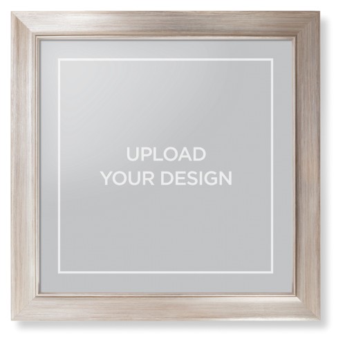 Upload Your Own Design Portrait Framed Print, Metallic, Modern, None, None, Single piece, 16x16, Multicolor, multi