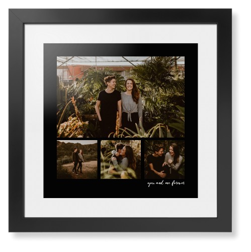 Modern Hero Gallery Of Four Framed Print, Black, Contemporary, None, White, Single piece, 16x16, Multicolor, multi