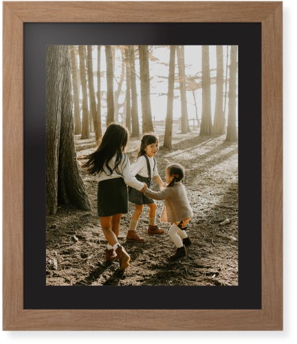 Photo Gallery Framed Print, Natural, Contemporary, None, Black, Single piece, 16x20, Multicolor