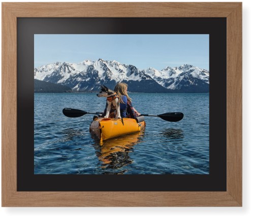 Photo Gallery Landscape Framed Print, Natural, Contemporary, None, Black, Single piece, 16x20, Multicolor, multi