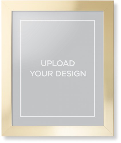 Upload Your Own Design Portrait Framed Print, Matte Gold, Contemporary, None, None, Single piece, 16x20, Multicolor, multi