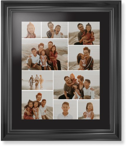 Gallery of Ten Framed Print, Black, Classic, Black, Black, Single piece, 16x20, Multicolor, multi