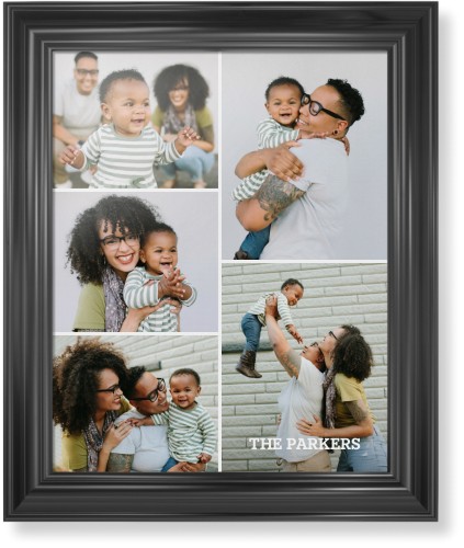 Gallery of Five Portrait Framed Print, Black, Classic, None, None, Single piece, 16x20, Multicolor