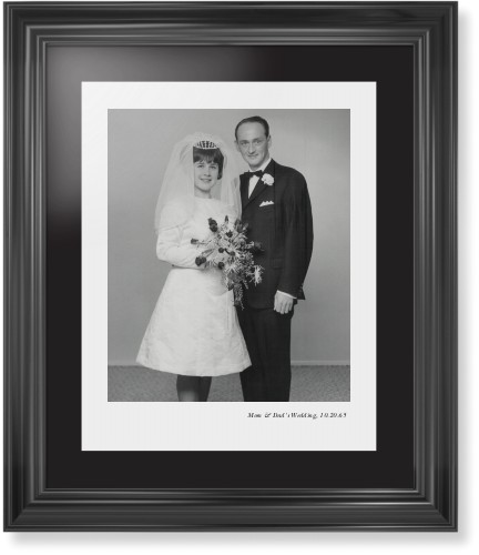 Modern Gallery of One Portrait Framed Print, Black, Classic, Black, Black, Single piece, 16x20, Multicolor