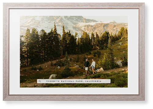 Travel Banner Framed Print, Rustic, Modern, White, White, Single piece, 20x30, White, white