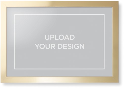 Upload Your Own Design Framed Print, Matte Gold, Contemporary, None, None, Single piece, 20x30, Multicolor, multi