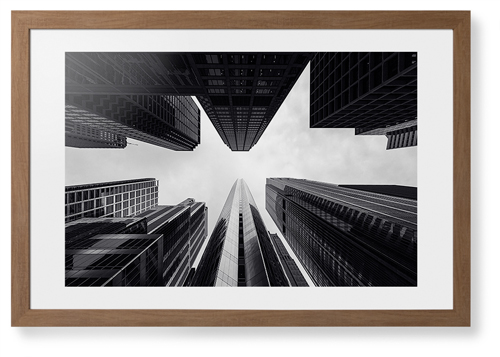 Ground View Framed Print, Natural, Contemporary, White, White, Single piece, 20x30, Multicolor