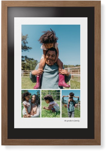 Modern Hero Gallery Of Four Portrait Framed Print, Natural, Contemporary, Black, Black, Single piece, 20x30, Multicolor