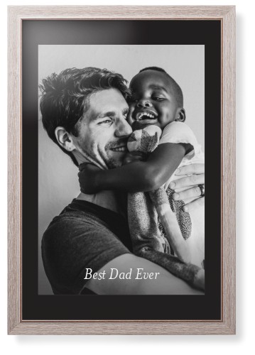 Gradient Portrait Framed Print, Rustic, Modern, Black, Black, Single piece, 20x30, White, white