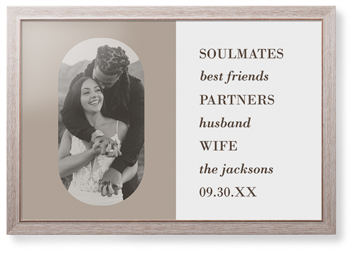 Traits of the Best Framed Print, Rustic, Modern, None, None, Single piece, 24x36, Beige, rye