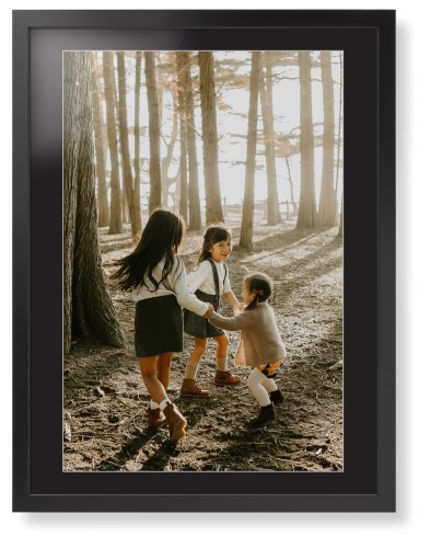 Photo Gallery Framed Print, Black, Contemporary, White, Black, Single piece, 24x36, Multicolor