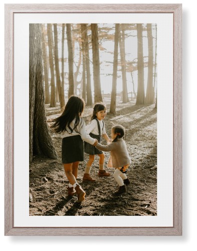 Photo Gallery Framed Print, Rustic, Modern, None, White, Single piece, 24x36, Multicolor