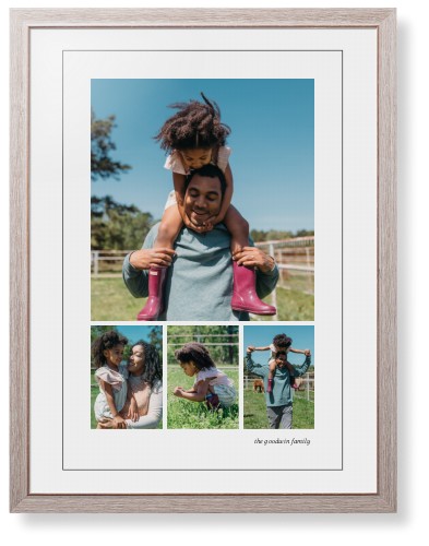 Modern Hero Gallery Of Four Portrait Framed Print, Rustic, Modern, Black, White, Single piece, 24x36, Multicolor, multi