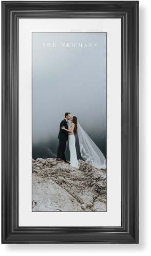 Photo Gallery Panoramic Framed Print, Black, Classic, Black, White, Single piece, 10x24, Multicolor