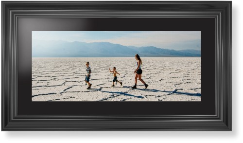 Panoramic Gallery of One Framed Print, Black, Classic, Black, Black, Single piece, 10x24, Multicolor, multi