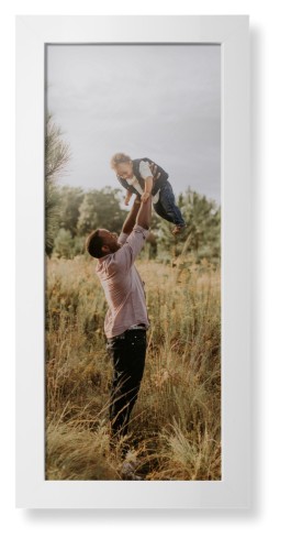 Photo Gallery Panoramic Portrait Framed Print, White, Contemporary, None, None, Single piece, 10x24, Multicolor, multi