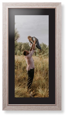 Photo Gallery Panoramic Portrait Framed Print, Rustic, Modern, None, Black, Single piece, 10x24, Multicolor