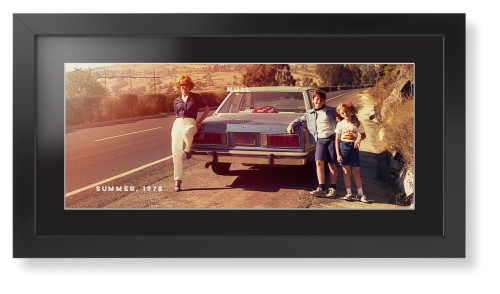 Gallery Panoramic Framed Print, Black, Contemporary, White, Black, Single piece, 10x24, Multicolor, multi